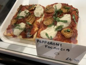 Focaccia  at Glazed in Newcastle Upon Tyne