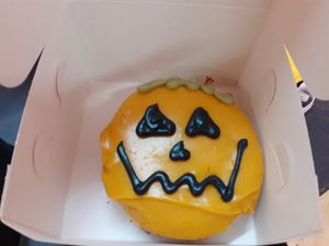 Halloween donut at Glazed in Newcastle Upon Tyne
