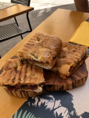  Focaccia with Sauerkraut (7€)  at Amasia in Pietrasanta