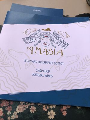 Menu   at Amasia in Pietrasanta