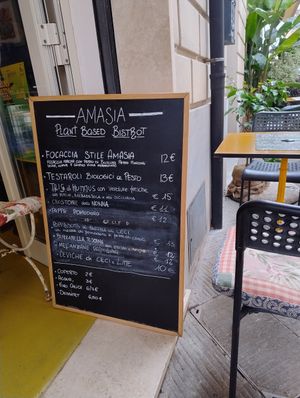Il menù 100% vegetale at Amasia in Pietrasanta