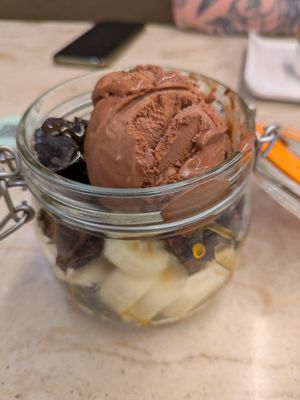 Brownie sundae at Heavenly Desserts in Sheffield