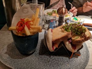 "Bahn mi" (very much not!!) at Scotts in South Queensferry