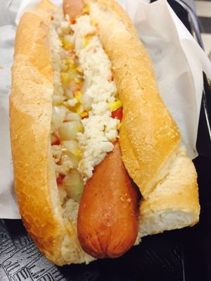 Melbourne dog at Lord of the Fries in Malvern East