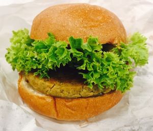 Guru burger at Lord of the Fries in Malvern East