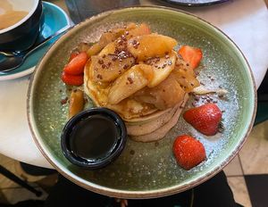 Vegan bavarian pancakes  at ANNA Pancakes in Utrecht