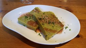 Split peas terrine at Les Amants du Marche in Pau