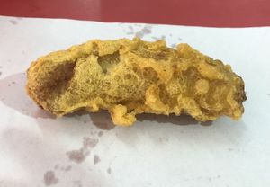 Banana fritter  at Delisnacks 德利食 - Chinatown Complex in Central Singapore