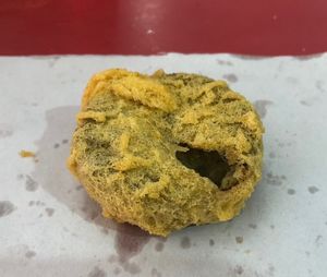 Green bean cake  at Delisnacks 德利食 - Chinatown Complex in Central Singapore