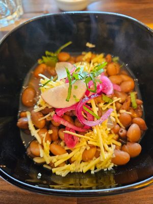Pinto beans at Chicano in Trier