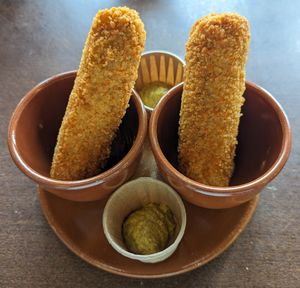 vegetable croquettes at De Proloog in Amerongen