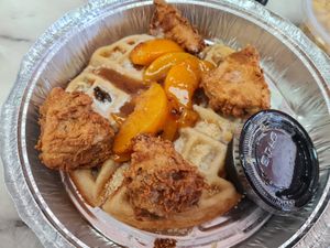 Chicken and waffles at Nanas Kitchen in Chandler