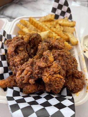 Nashville Sweet Heat Katfish #Veganuary at Nanas Kitchen in Chandler