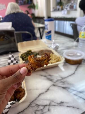 Inside the Nashville Sweet Heat Katfish  at Nanas Kitchen in Chandler