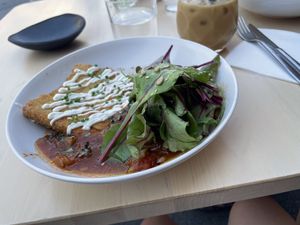 Vegan Shakshouka - absolutely delicious   at Br00m44 in Zagreb
