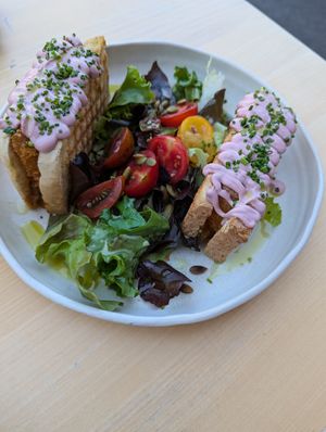 Panko Tofu at Br00m44 in Zagreb