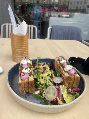Tofu Toast thingy  at Br00m44 in Zagreb