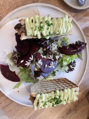 Tofu sandwich   at Br00m44 in Zagreb