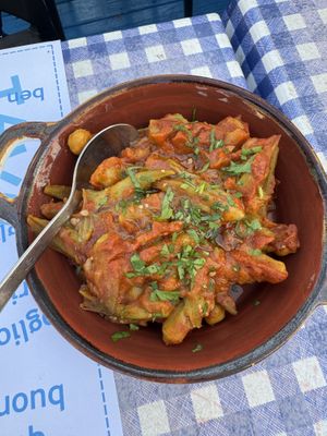 Okra 🥒  at Taverna Sapori Greci in Trieste