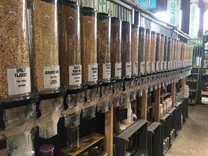 Our onsite refill store. at The Jackfruit Coffee Shop in Saundby