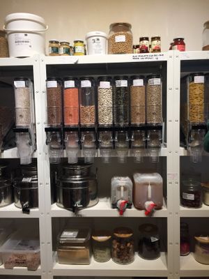 Grains station at Herbie Unverpackt in Berlin