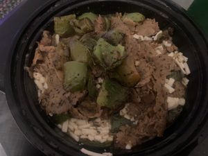 The beefless BOWL!!!  at Buona in Chicago