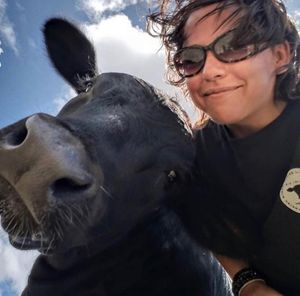 . at Big Island Farm Sanctuary in Naalehu