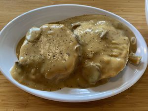 Biscuits and Gravy  at Rooted: Eat More Plants in Medford