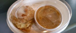 Biscuits and gravy to-go at Rooted: Eat More Plants in Medford