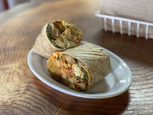 Garden burrito  at Rooted: Eat More Plants in Medford