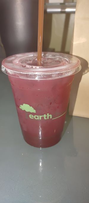 Blackberry lemonade at Rooted: Eat More Plants in Medford