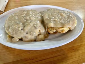 Biscuits and gravy   at Rooted: Eat More Plants in Medford