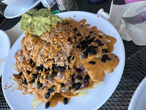 Jackfruit nachos  at Rooted: Eat More Plants in Medford
