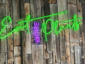 Interior restaurant is really nice! at Rooted: Eat More Plants in Medford