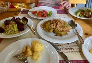 Good selection of vegan dishes. Very attentive service. The owner speaks English and was happy to advise us.   at Novus Traditional Food Restaurant in Vlore