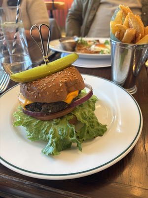 Vegan burger | April 2025  at The Ivy Bath Brasserie in Bath