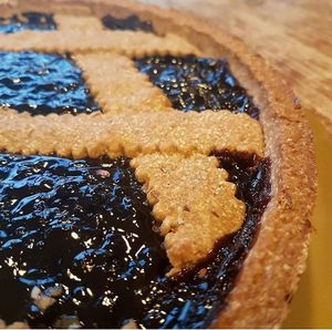 Egg and dairy free crostata at Donati Caffe in Portogruaro