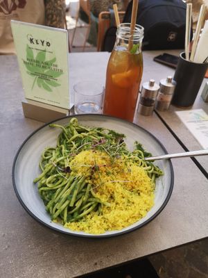 Mangold Linguine with lemon panko at KLYO - Alte Münze in Graz