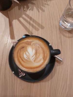 Cappuccino with soy milk at KLYO - Alte Münze in Graz