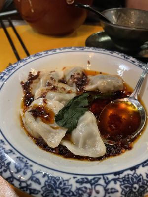 Dumplings in chili oil   at Chili Fagara 麻辣燙" in Hong Kong Island