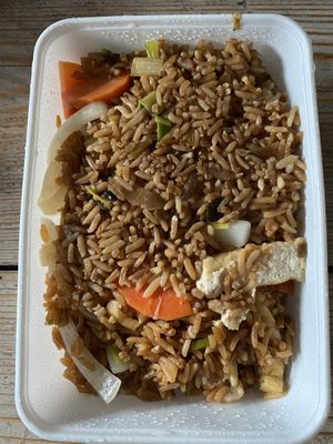 Fried rice, order without egg at Mister Lam Vietnamese Streetfood in Goes