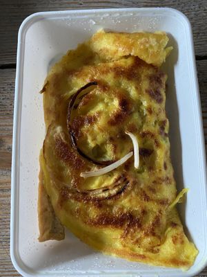 Banh xeo, Vietnamese pancake at Mister Lam Vietnamese Streetfood in Goes