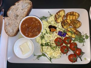 The ital breakfast  at Nourish Plant Kitchen in Harrogate