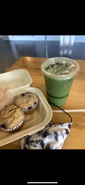 Matcha and muffins! at Karma Cream in Gainesville