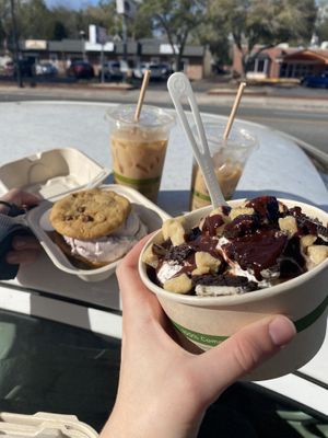 ice cream!  at Karma Cream in Gainesville