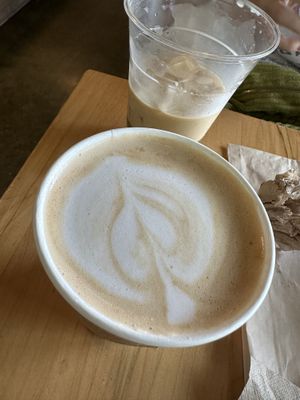 Almond milk chai latte   at Karma Cream in Gainesville