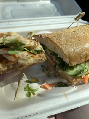 Tofu Bahn mi (Special)  at Karma Cream in Gainesville