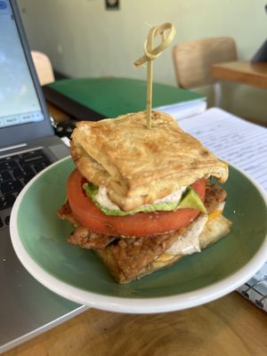 Breakfast sandwich   at Karma Cream in Gainesville