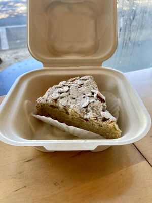 Almond Orange Ricotta Cake. Vegan.  at Karma Cream in Gainesville