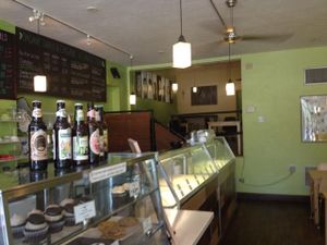 restaurant interior at Karma Cream in Gainesville